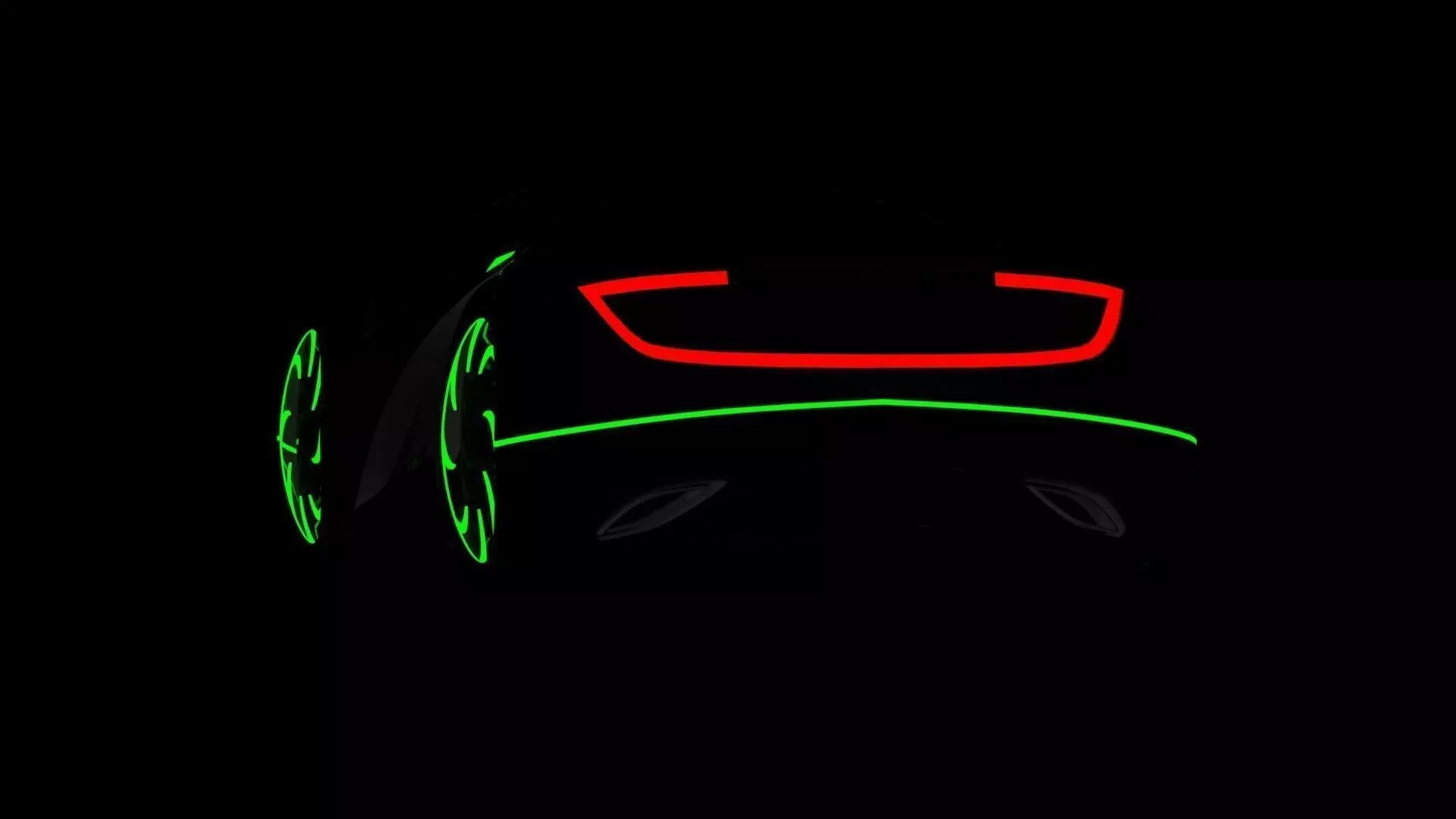 Lotus futuristic car design 3D print model_0