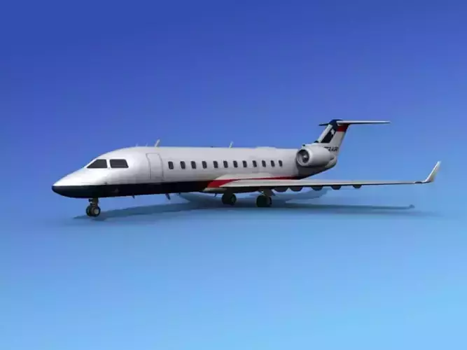 Canadair CRJ200 Texair 3D model