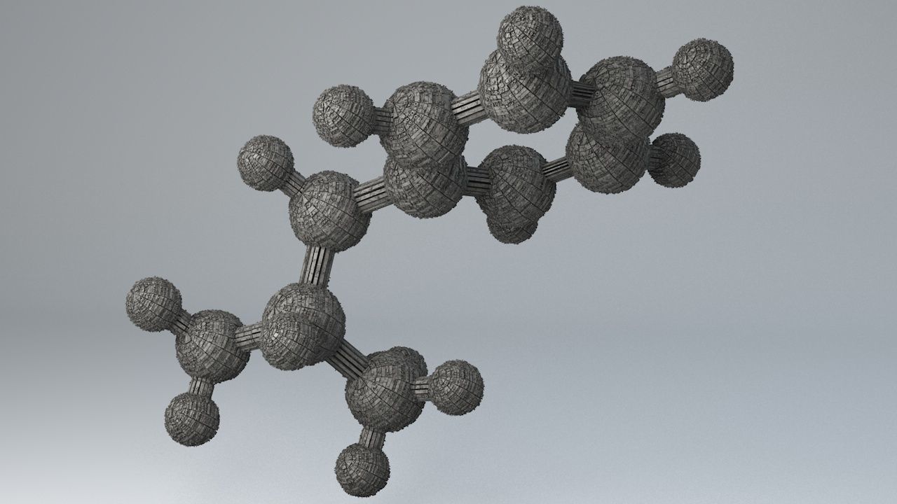 Sci-Fi Shapes - The Molecule 3D model_2