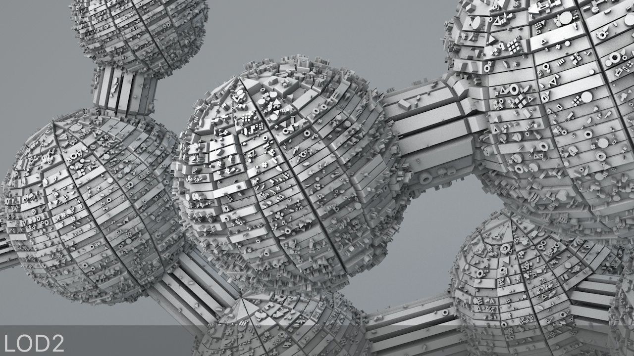 Sci-Fi Shapes - The Molecule 3D model_10