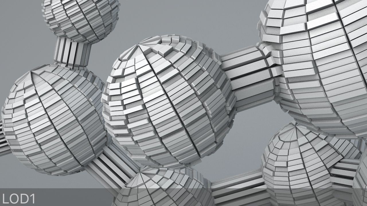 Sci-Fi Shapes - The Molecule 3D model_9