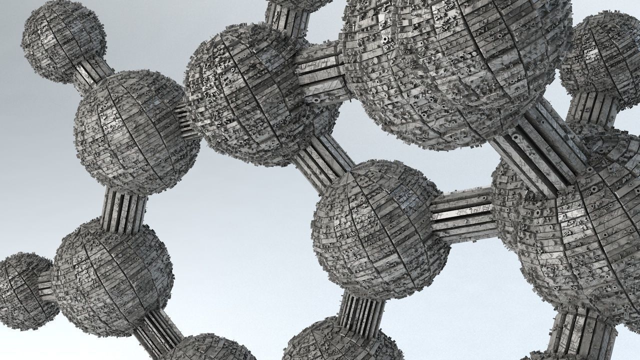 Sci-Fi Shapes - The Molecule 3D model_4