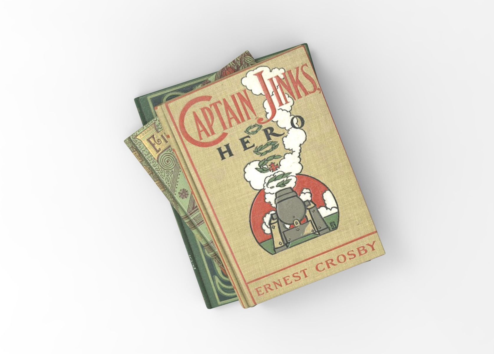 Books three stacked Low-poly 3D model_2