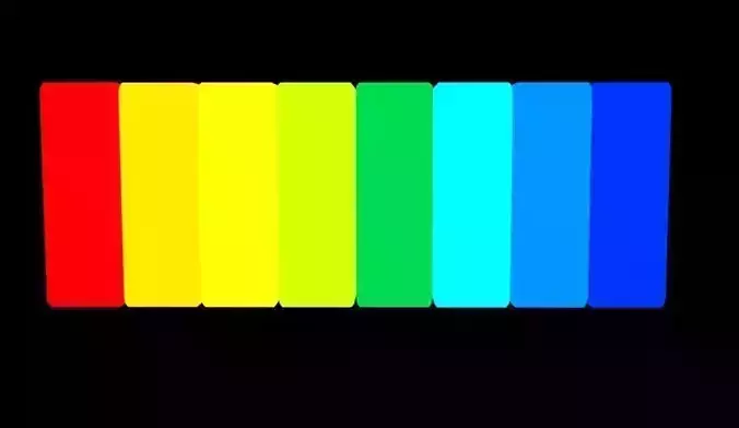 Audio Visualization Low-poly 3D model