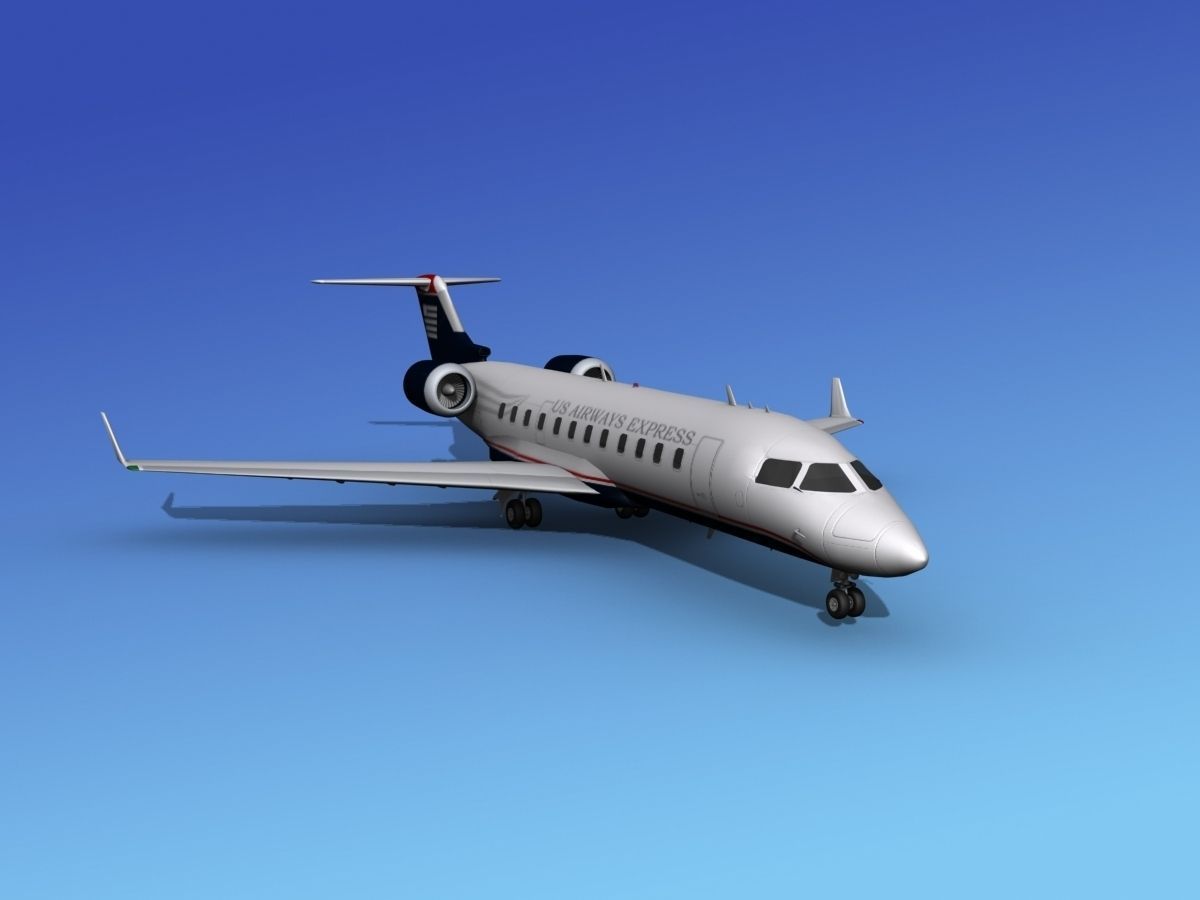 Canadair CRJ200 US Air Express 3D model_3