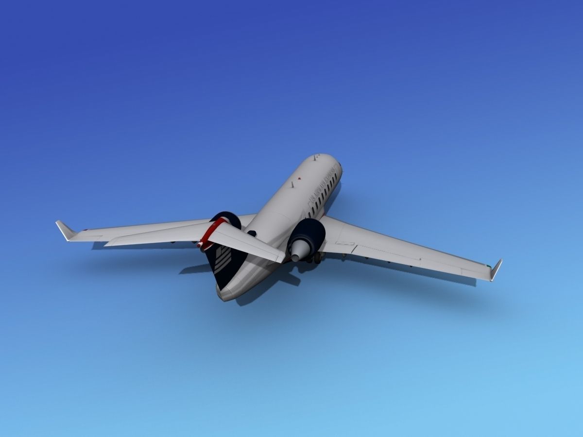 Canadair CRJ200 US Air Express 3D model_11