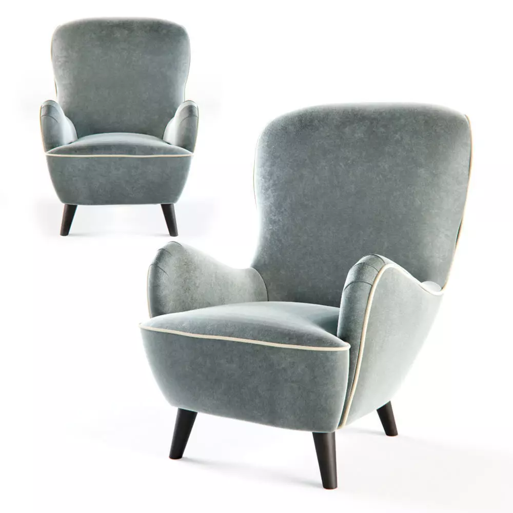 La Fibule - Hepburn armchair 3D model