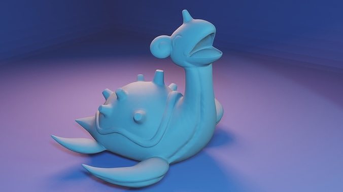 Pokemon Lapras para impresion 3d version mejorada