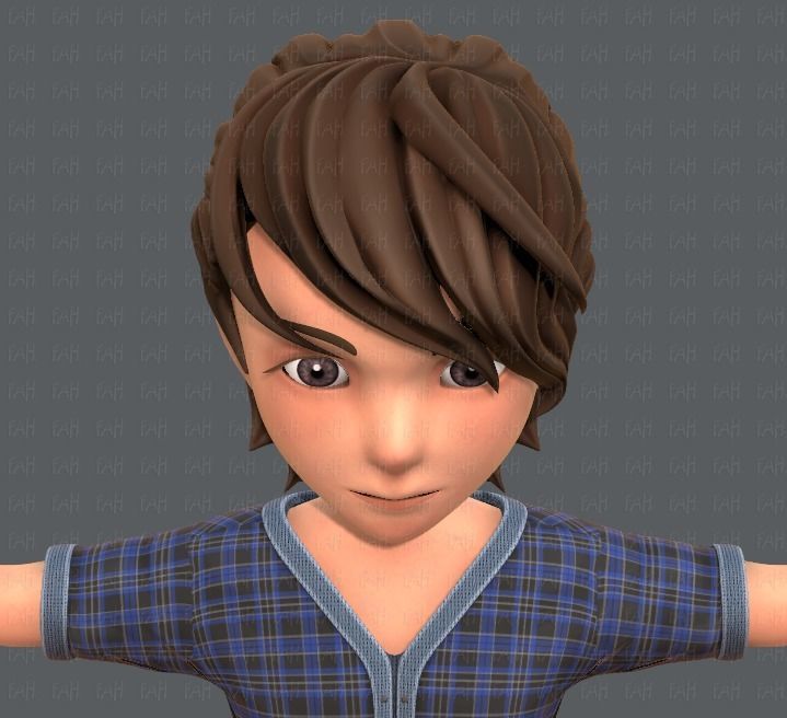 Base ManV02 Clothing V01 Low-poly 3D model_43