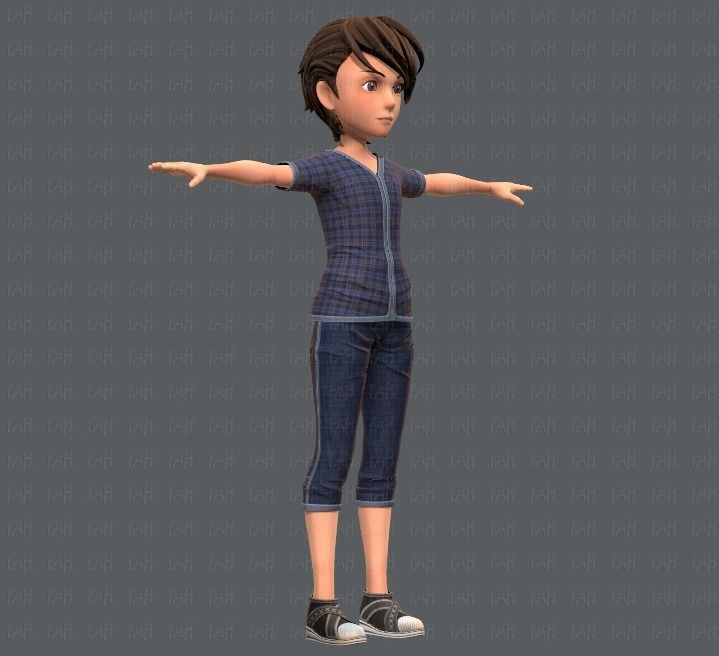 Base ManV02 Clothing V01 Low-poly 3D model_4