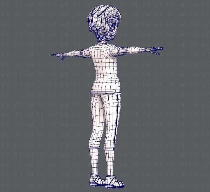 Base ManV02 Clothing V01 Low-poly 3D model_14