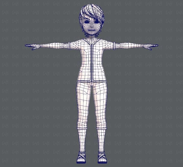 Base ManV02 Clothing V01 Low-poly 3D model_11