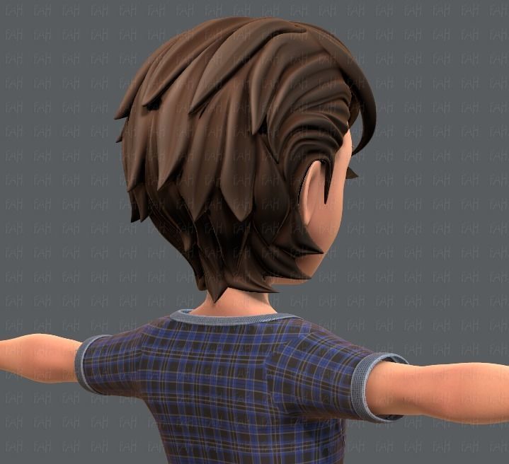 Base ManV02 Clothing V01 Low-poly 3D model_22