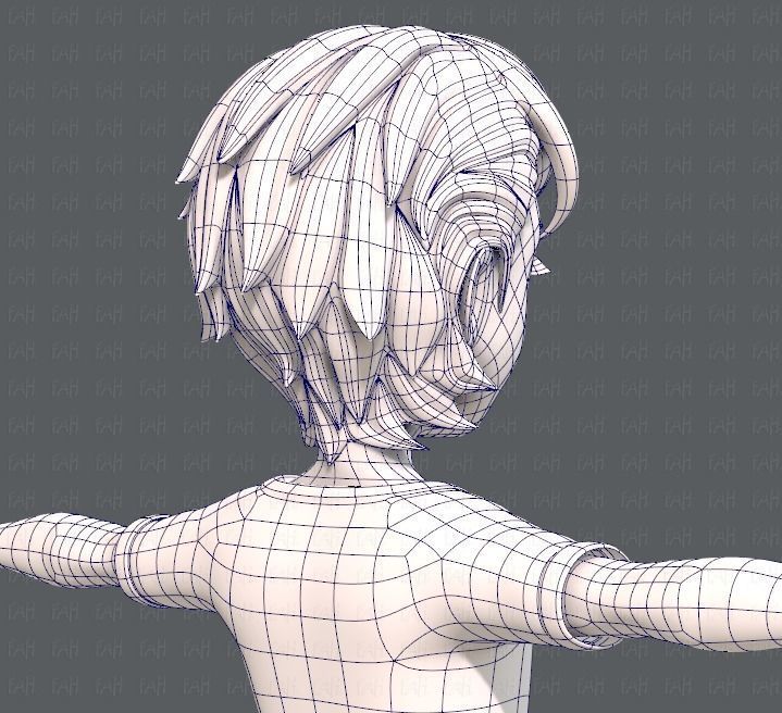 Base ManV02 Clothing V01 Low-poly 3D model_30