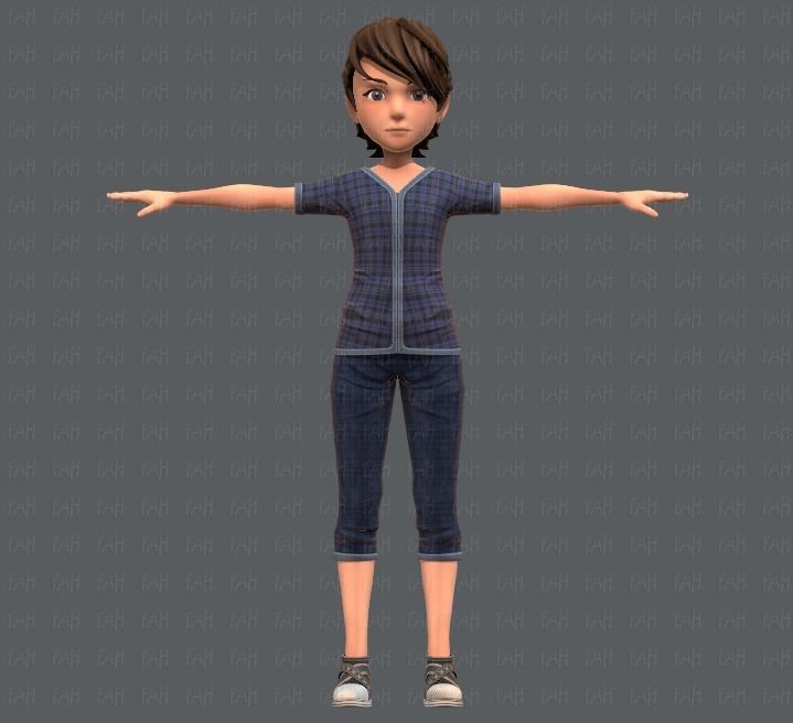 Base ManV02 Clothing V01 Low-poly 3D model_3