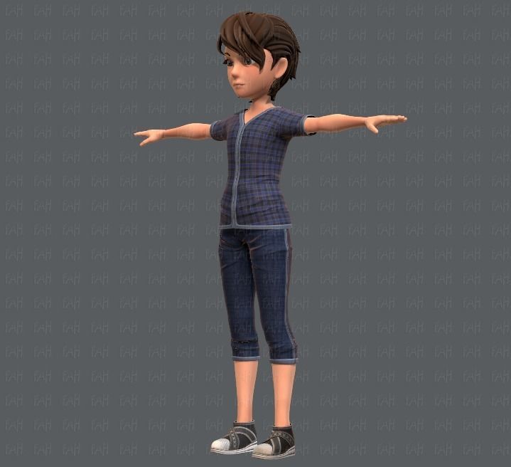 Base ManV02 Clothing V01 Low-poly 3D model_10