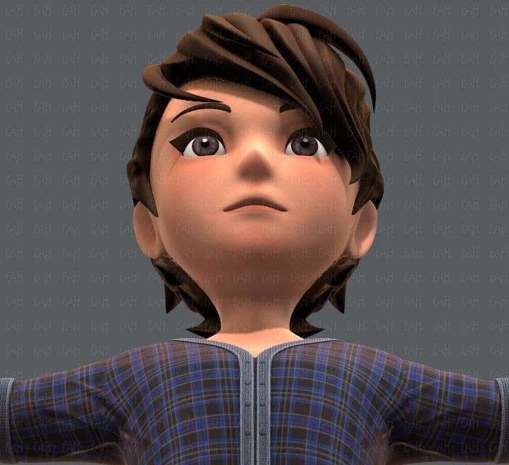 Base ManV02 Clothing V01 Low-poly 3D model_45