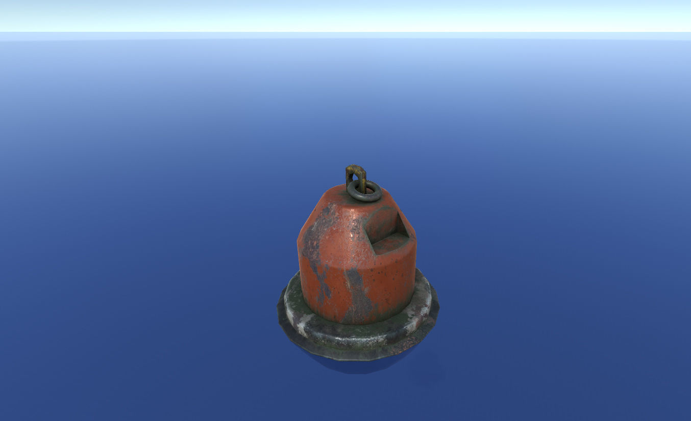 Buoy Set lighthouse Low-poly 3D model_3