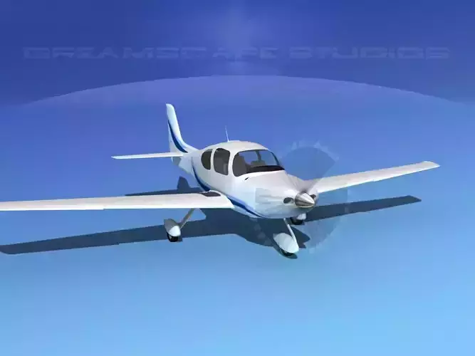 Cirrus SR22 V04 3D model