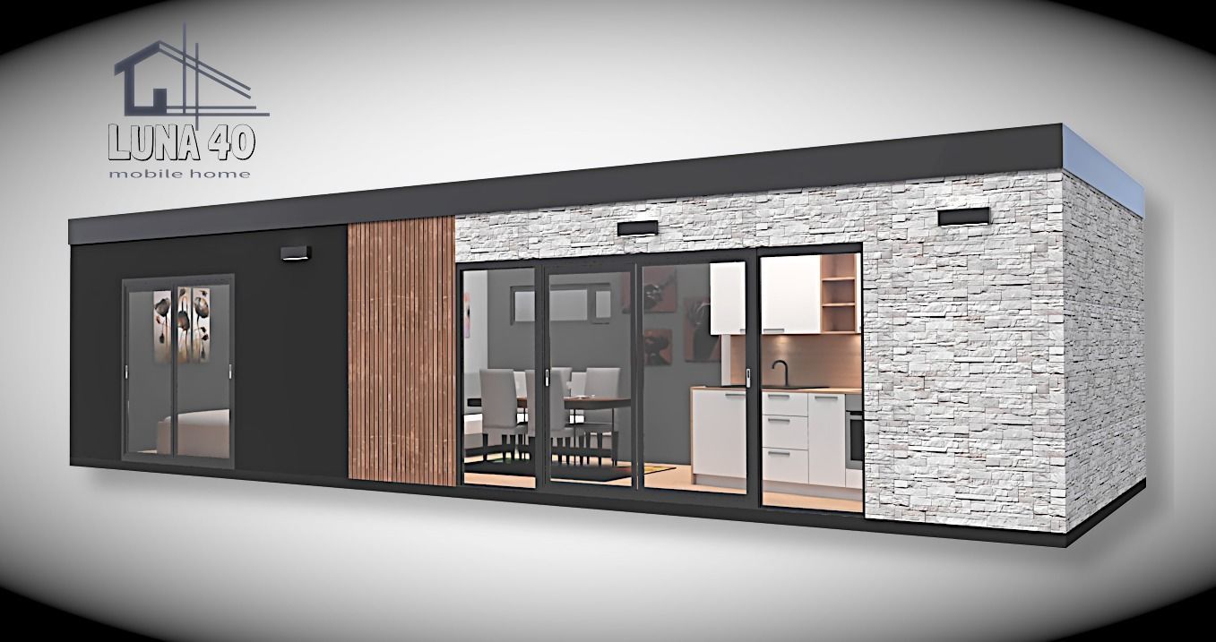 mobile home vacation house 3dmodel Low-poly 3D model_7