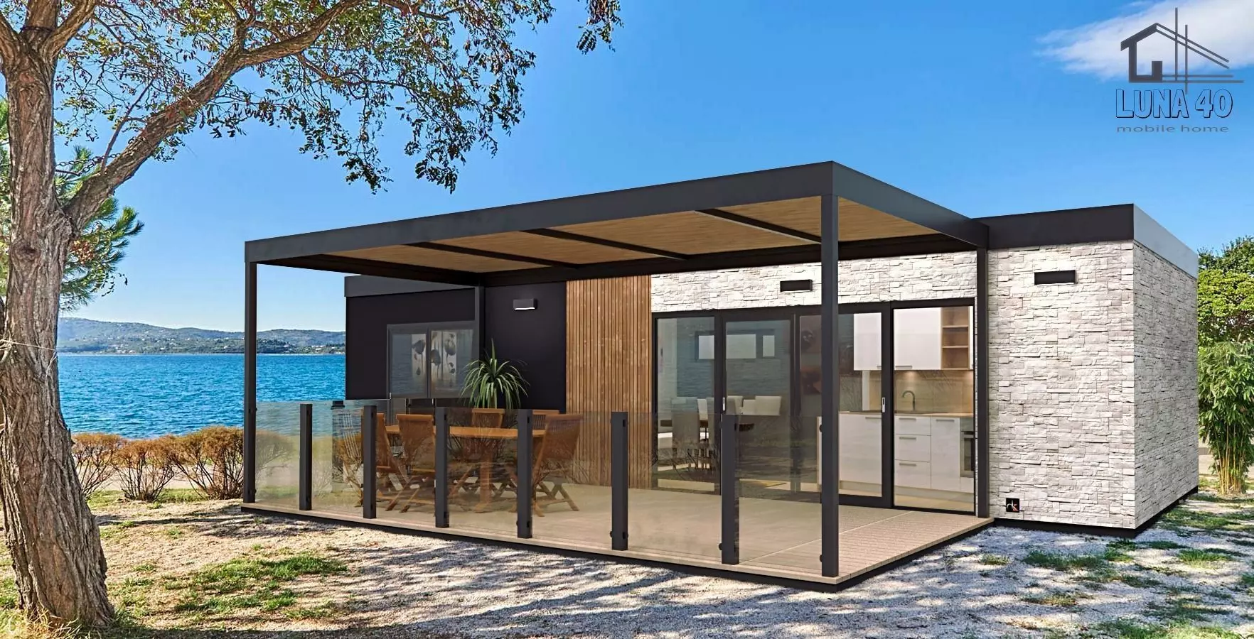 mobile home vacation house 3dmodel Low-poly 3D model_0