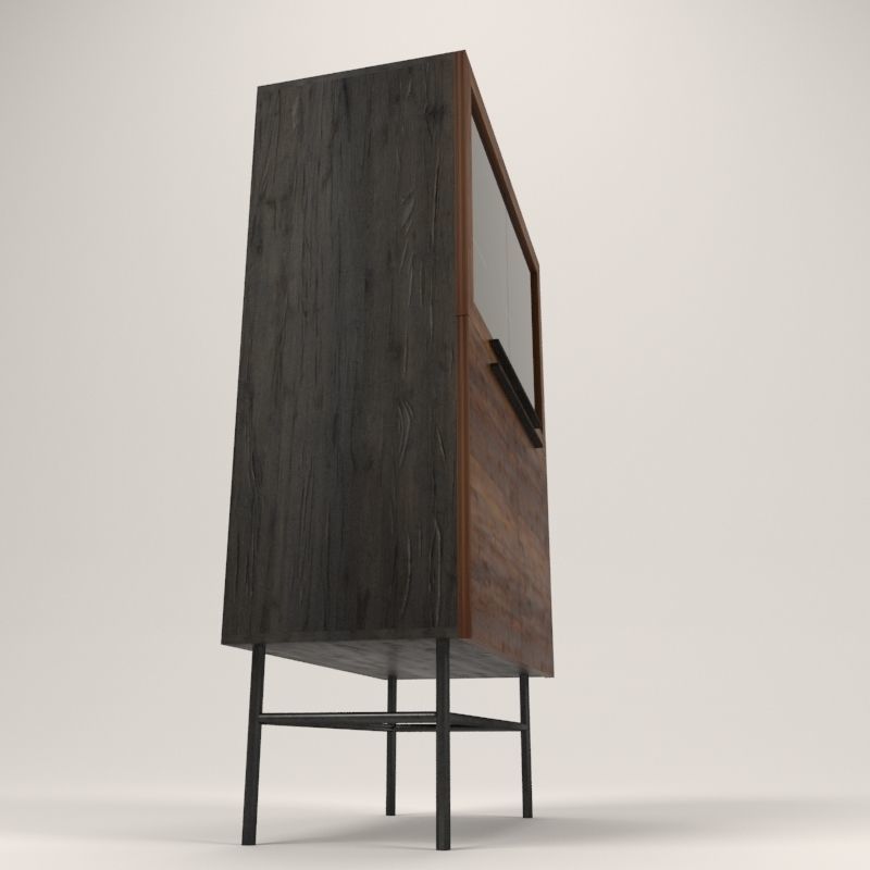 Arimo cabinet  Low-poly 3D model_2