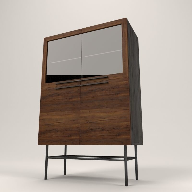 Arimo cabinet  Low-poly 3D model_17