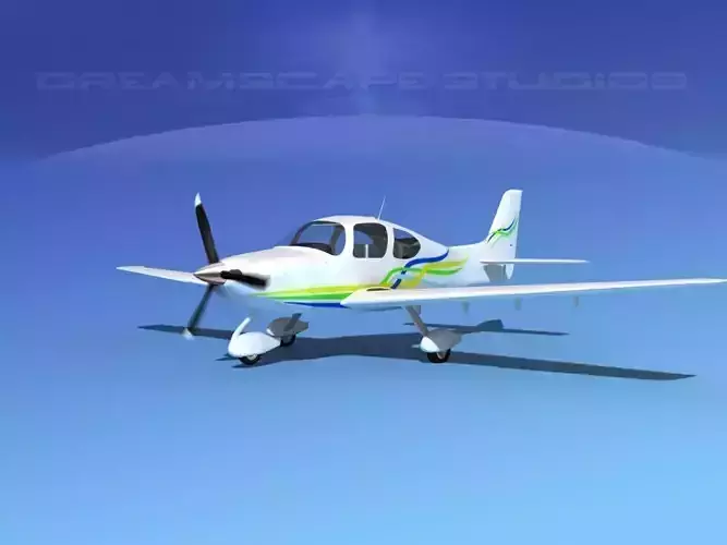 Cirrus SR22 V08 3D model