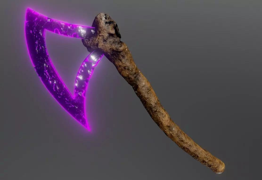 Lost Axe 3D model_0