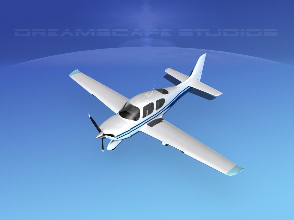 Cirrus SR22 V10 3D model_11