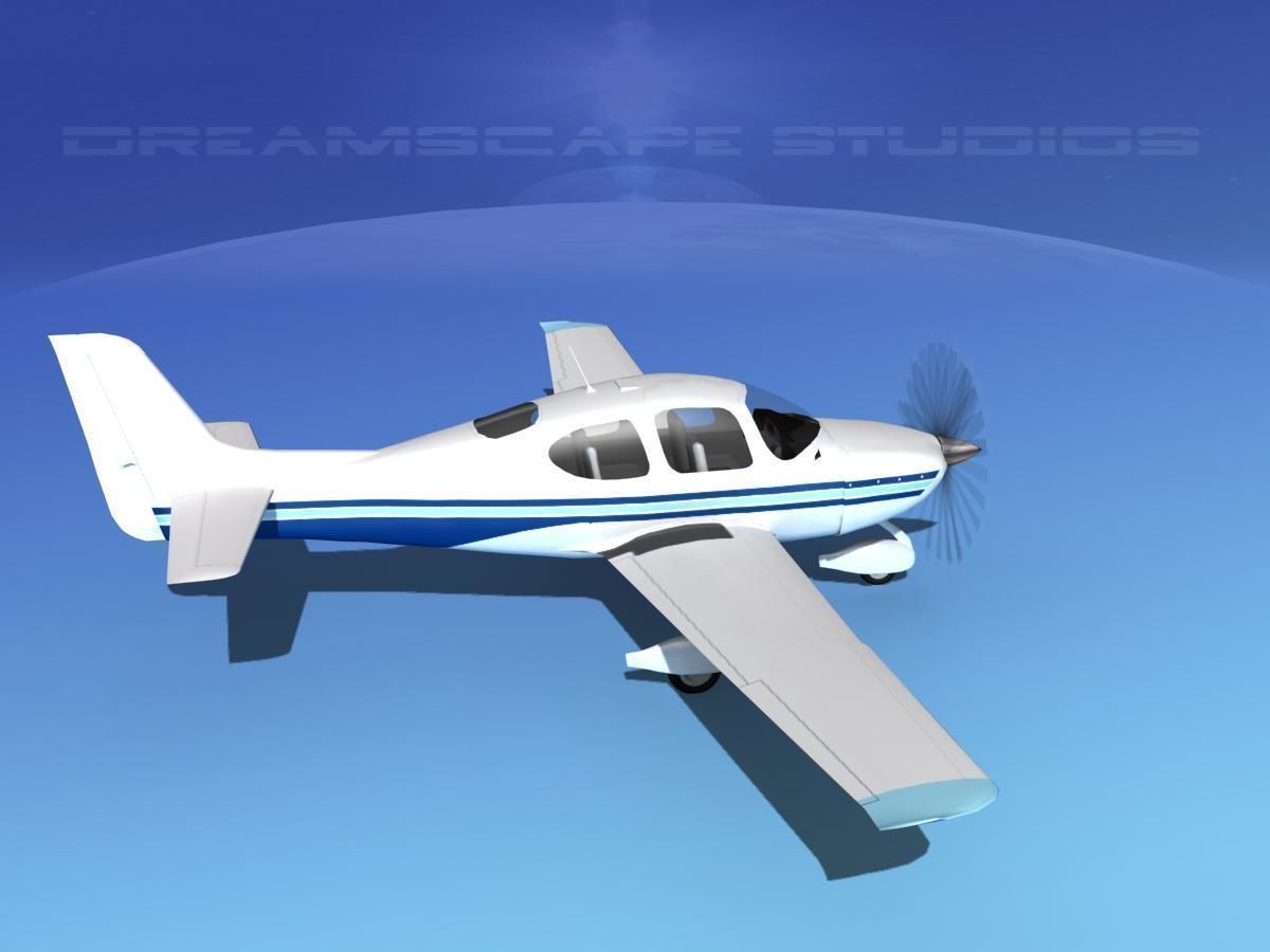 Cirrus SR22 V10 3D model_5