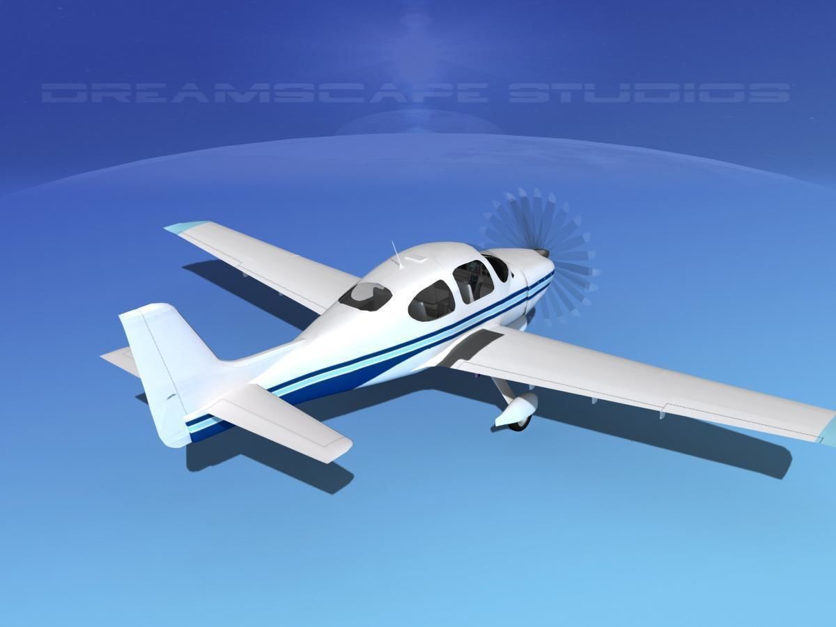 Cirrus SR22 V10 3D model_6