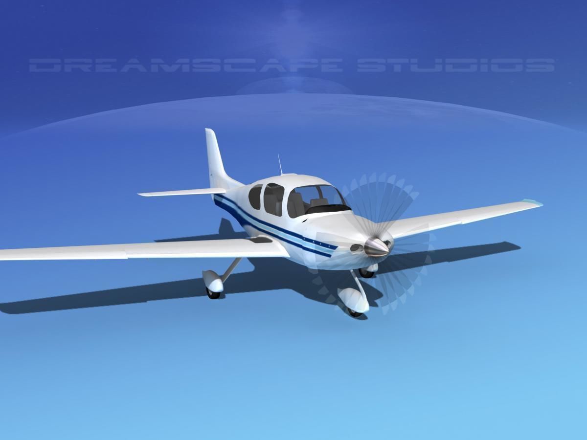 Cirrus SR22 V10 3D model_2