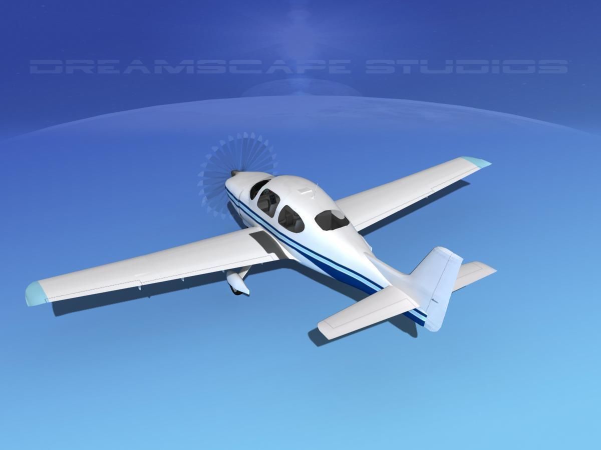 Cirrus SR22 V10 3D model_8
