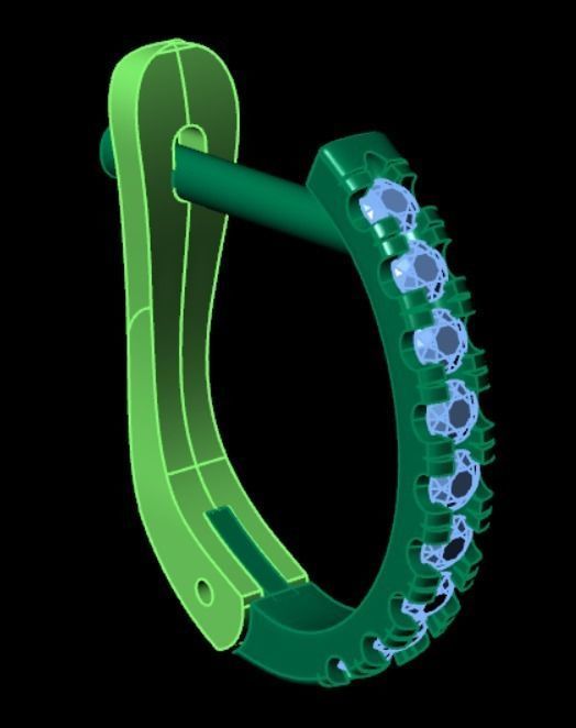 Earrings n 19 3D print model_13