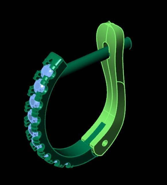 Earrings n 19 3D print model_9