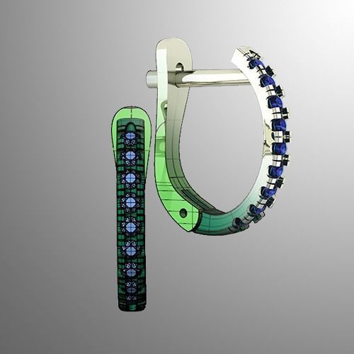 Earrings n 19 3D print model_1
