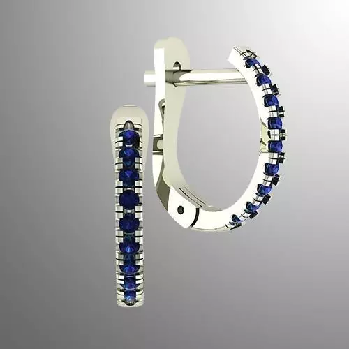 Earrings n 19 3D print model_0