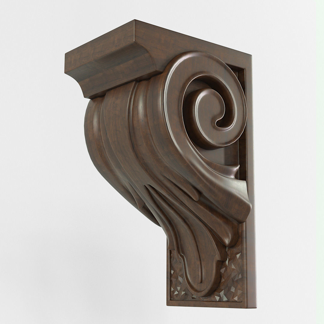 corbel decorative 3D model | CGTrader