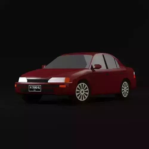 Low Poly Toyota Corolla 1996