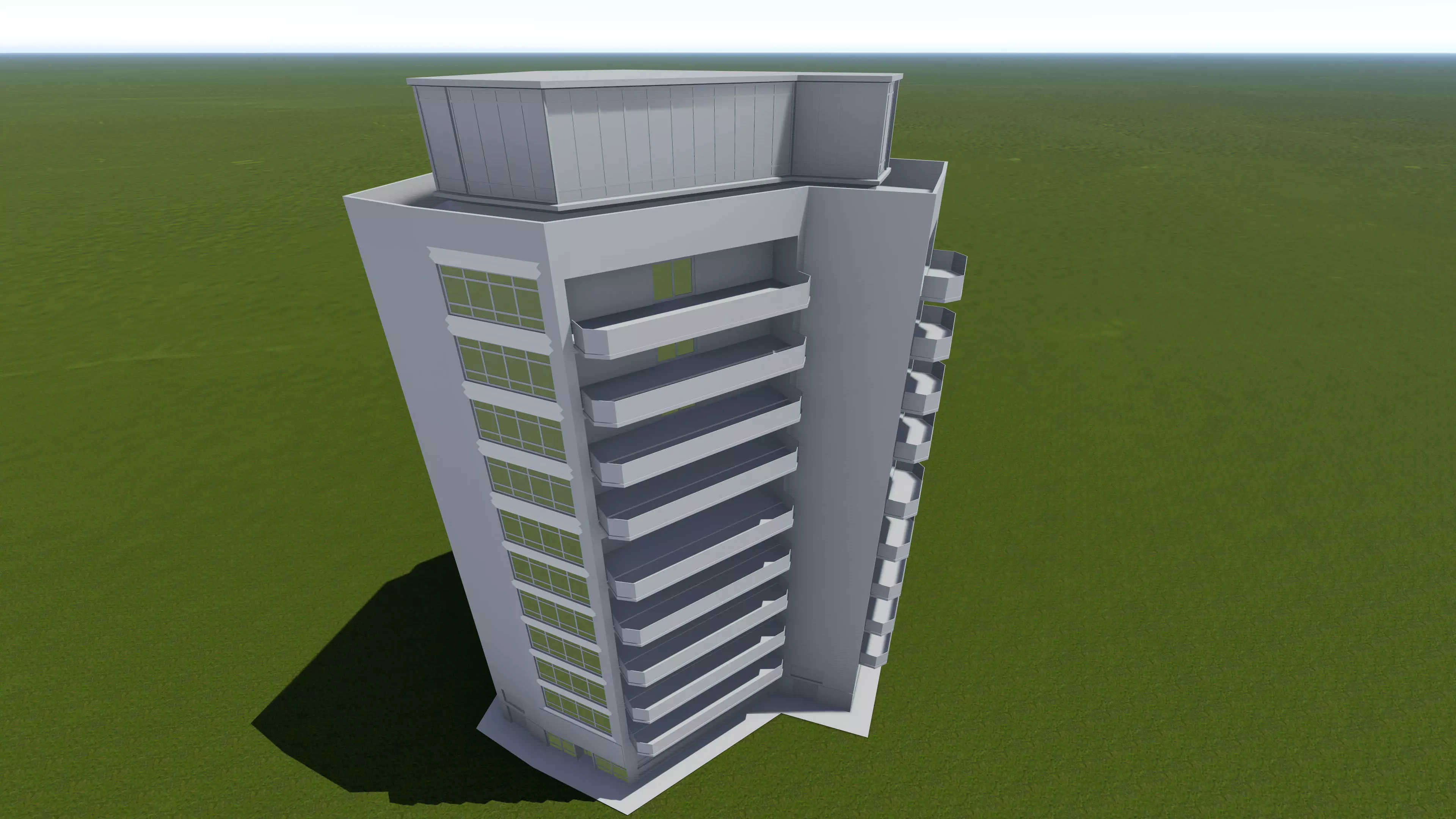 City Building No7 Free low-poly 3D model