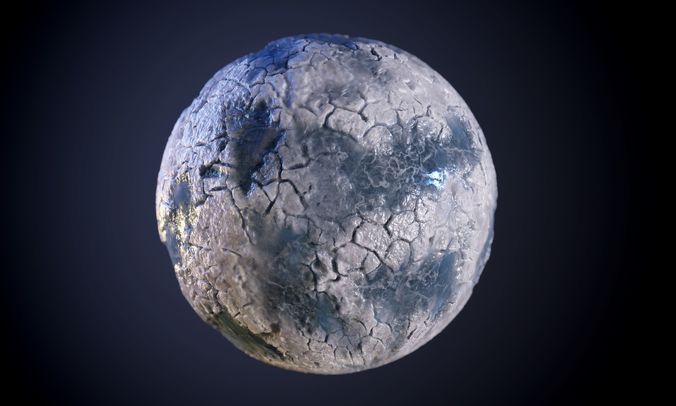 Glacier Ice Seamless PBR Texture Texture