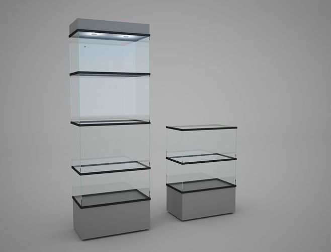 expo glass case Free 3D model