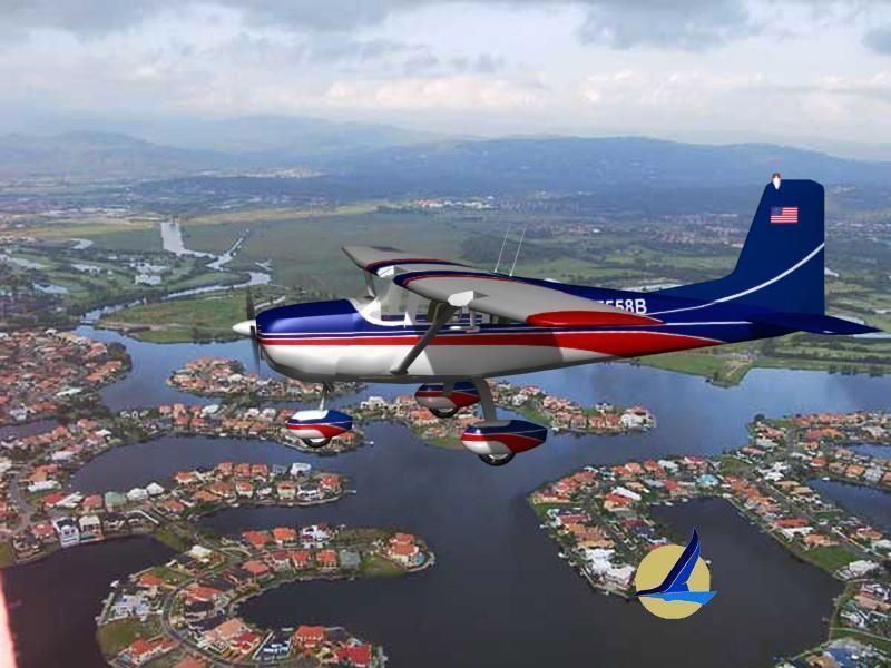 Cessna 172 Skyhawk 1958 V02 3D model_1