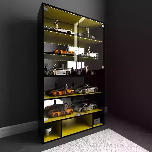 Showcase car display cabinet