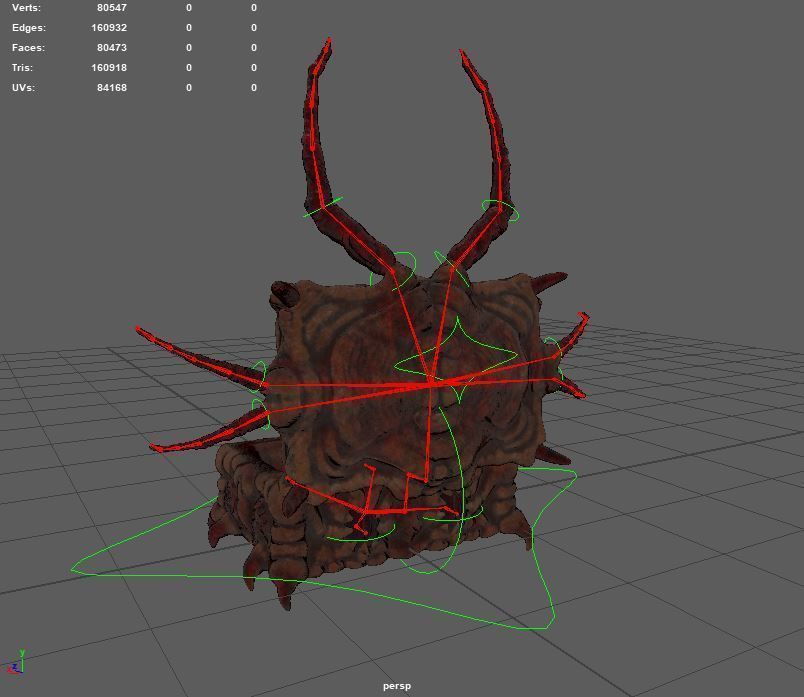 The treasure of the Demon Crab - CraBox Mimic Low-poly 3D model_12