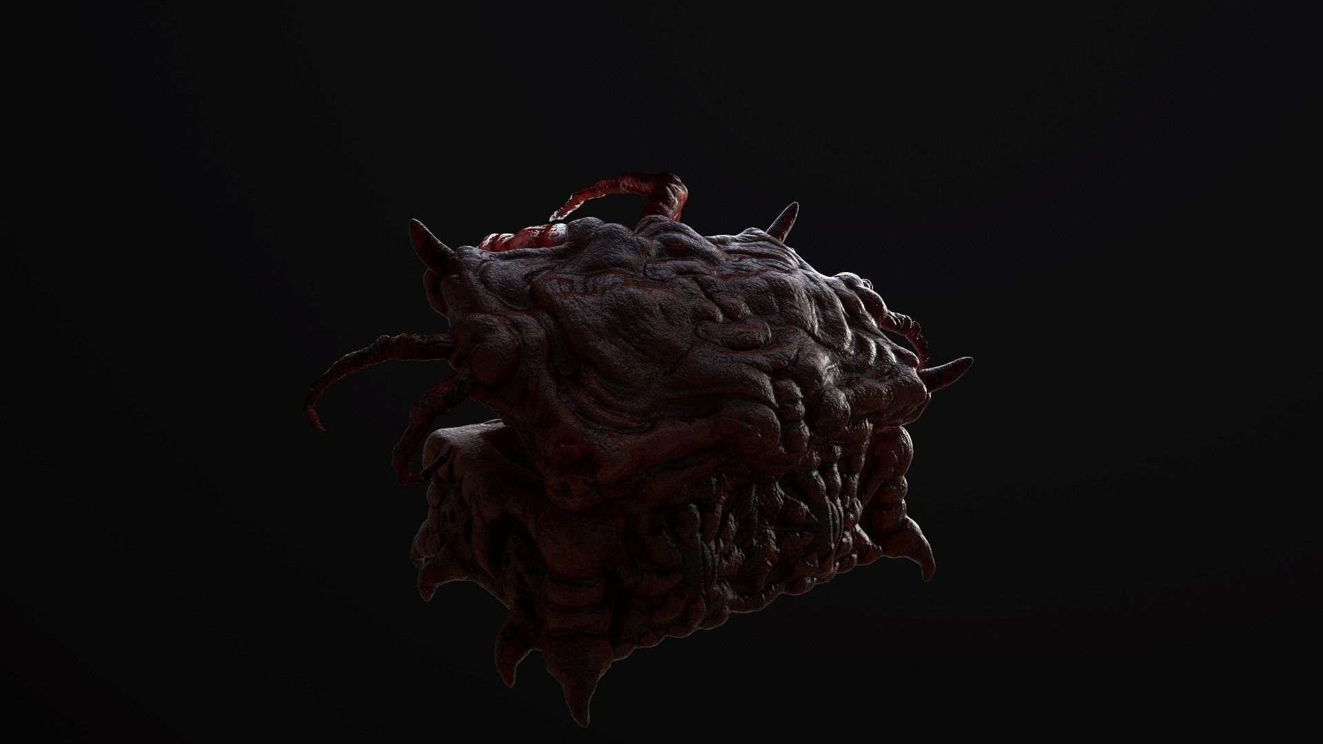 The treasure of the Demon Crab - CraBox Mimic Low-poly 3D model_16