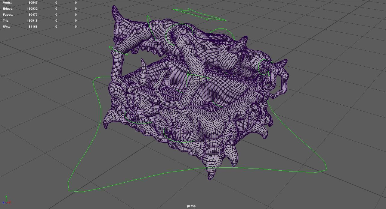 The treasure of the Demon Crab - CraBox Mimic Low-poly 3D model_13