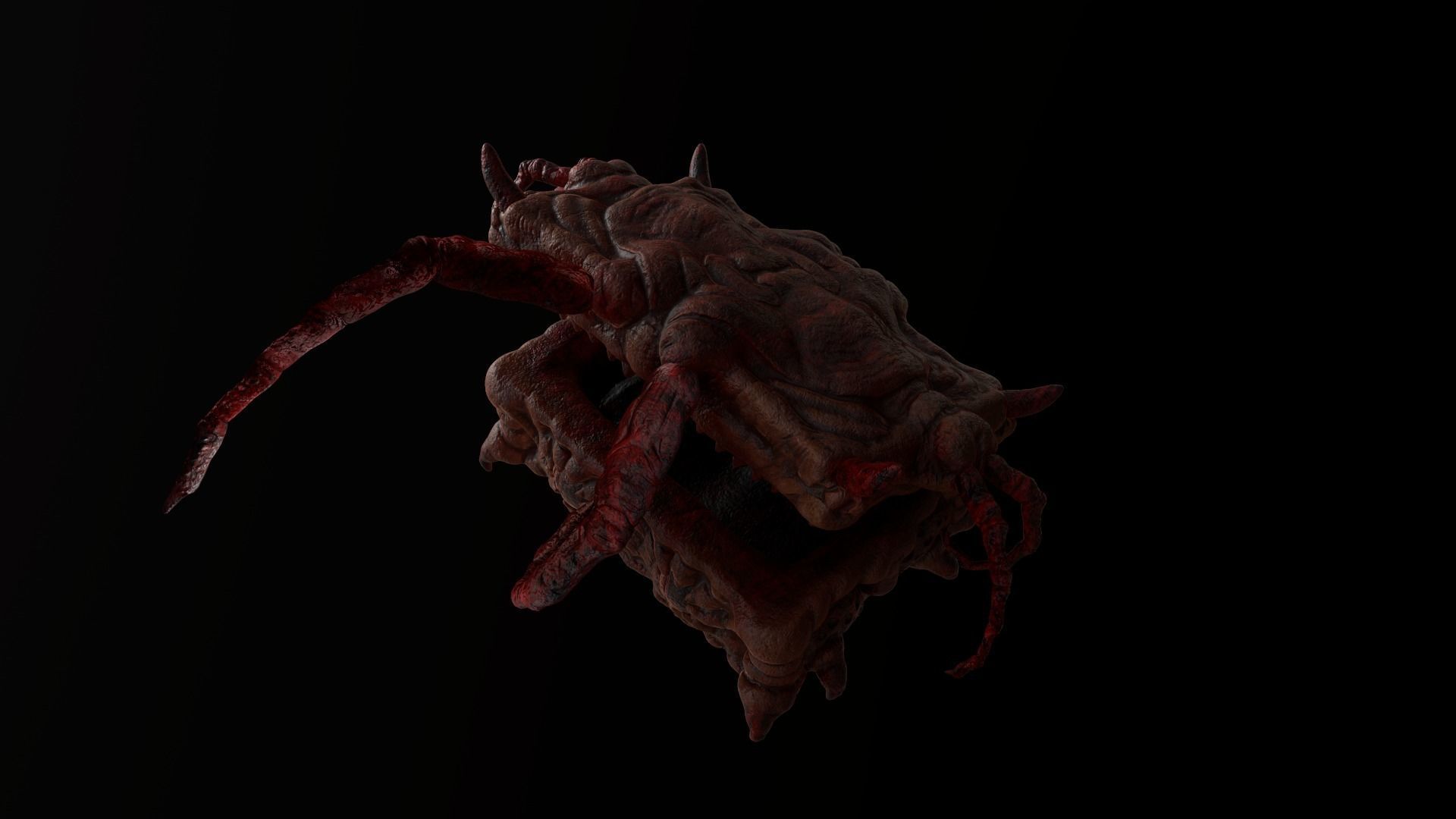 The treasure of the Demon Crab - CraBox Mimic Low-poly 3D model_14