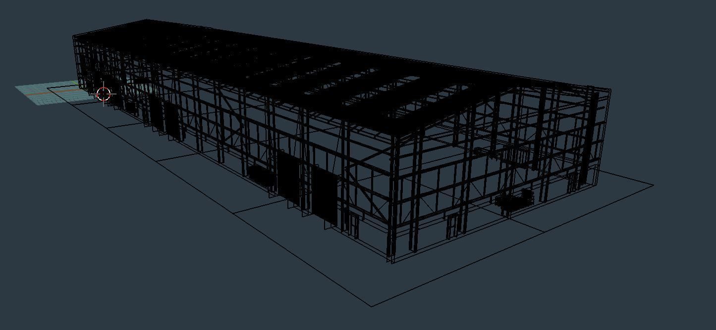 Industrial Warehouse Interior 11 Low-poly 3D model_16